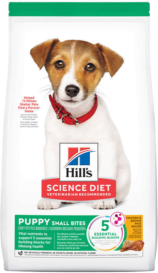 Ração Seca Hill's Science Diet Pedaços Pequenos para Cães Filhotes - 2,04Kg