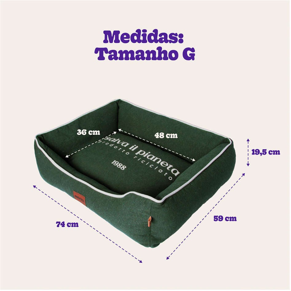 Cama Meau Salva iL Pianeta Verde - Tam. G