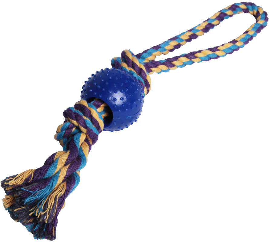 Brinquedo Kroco Mordedor Puxador Azul para Cães - Tam. Único