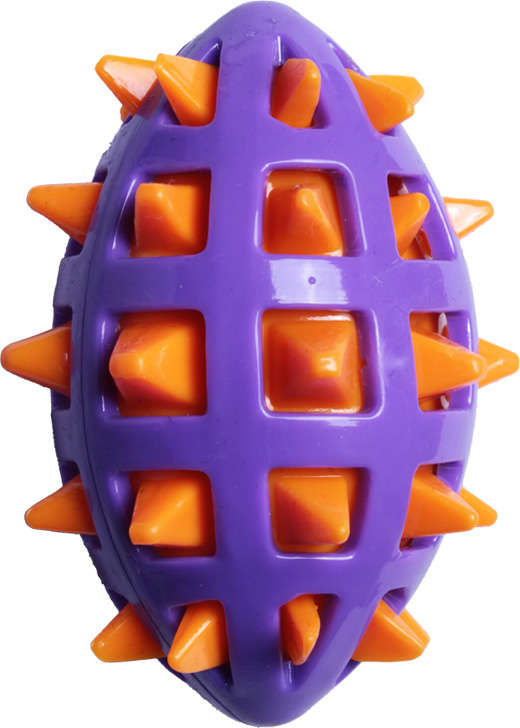 Mordedor Kroco Espinhos Roxo para Cães - Tam. Único