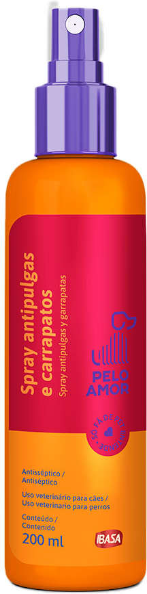 Spray Antipulgas Ibasa para Cães - 200 mL