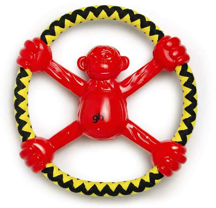 Brinquedo Mordedor Germanhart Macaco com Corda Chewpanzé para cães - Tam. Único