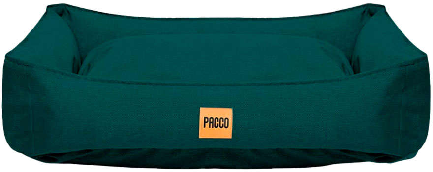 Cama Pacco Puppy King Ecotec Lisa Verde para Cães - Tam. Único