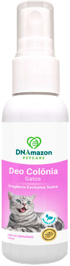 Deo Colônia DNAmazon Petcare Vegano para Gatos - 50 mL
