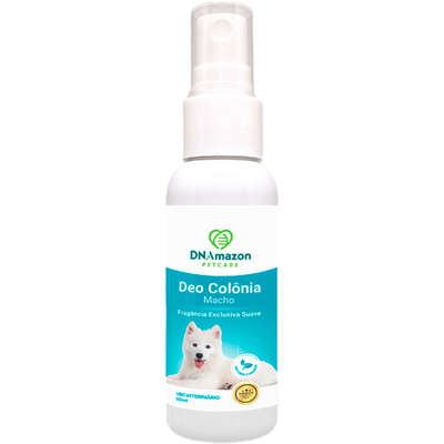 Deo Colônia DNAmazon Petcare Macho Vegano para Cães