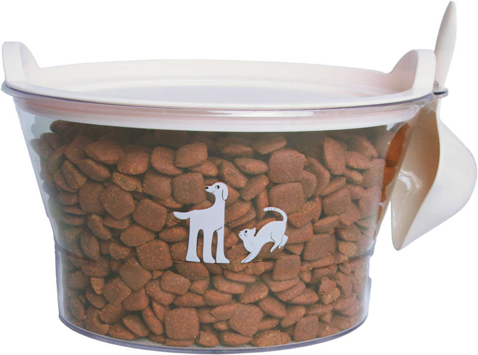 Porta Ração Meau Gelo com Pá Dosadora - 1Kg