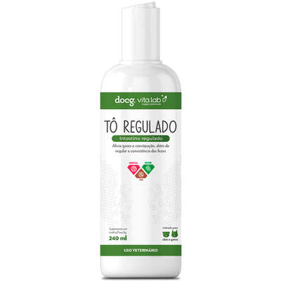 Suplemento Docg. Tô Regulado Intestino Regulado em Molho para Cães e Gatos