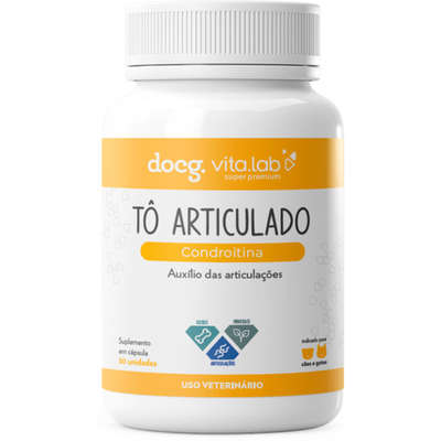 Suplemento Docg. Tô Articulado Condroitina em Cápsula para Cães e Gatos