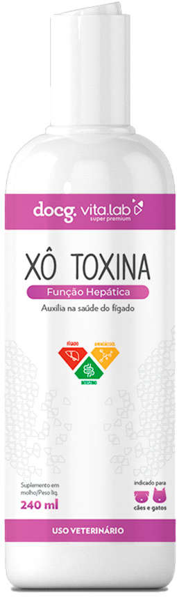 Suplemento Docg. Xô Toxina Função Hepática em Molho para Cães e Gatos - 240 mL