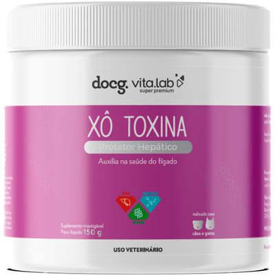 Suplemento Docg. Xô Toxina Função Hepática Petisco para Cães e Gatos
