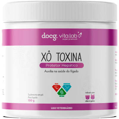 Suplemento Docg. Xô Toxina Função Hepática em Pó para Cães e Gatos