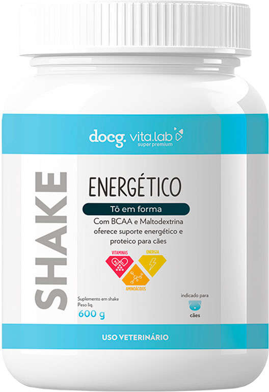 Suplemento Docg. Tô em Forma Energético em Shake para Cães - 600 g