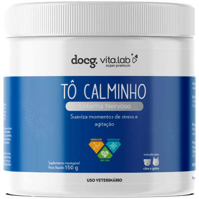 Suplemento Docg. Tô Calminho Equilibrio Petisco para Cães e Gatos