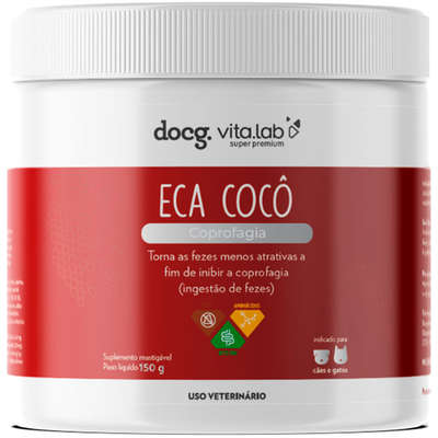 Suplemento Docg. Eca Cocô Coprofagia Petisco para Cães e Gatos