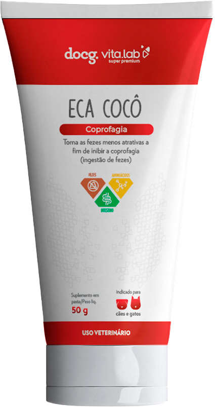 Suplemento Docg. Eca Cocô Coprofagia em Pasta para Cães e Gatos - 50 g