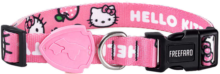 Coleira Freefaro Hello Kitty para Cães - Tam. P