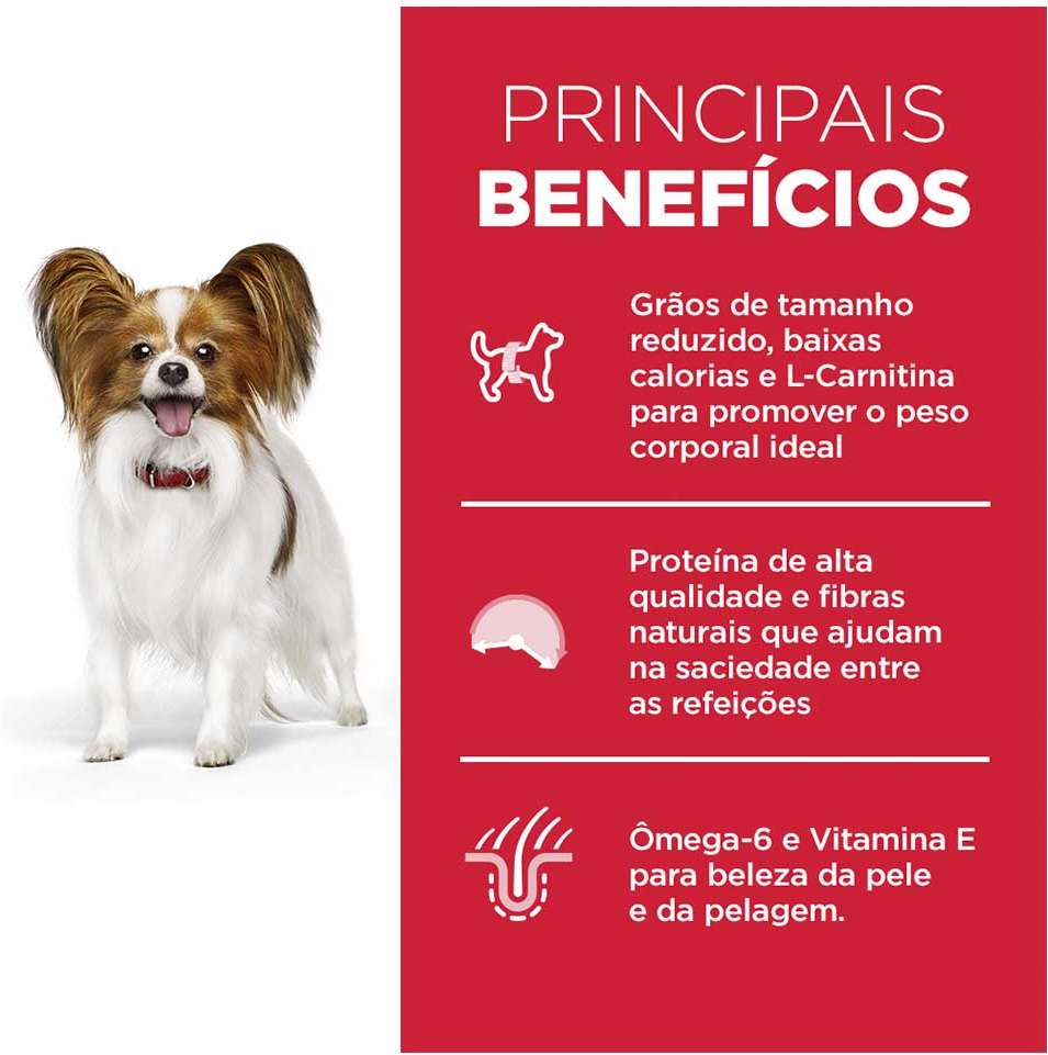 Ração Seca Hill's Science Diet Light Pedaços Pequenos para Cães Adultos - 2,04Kg