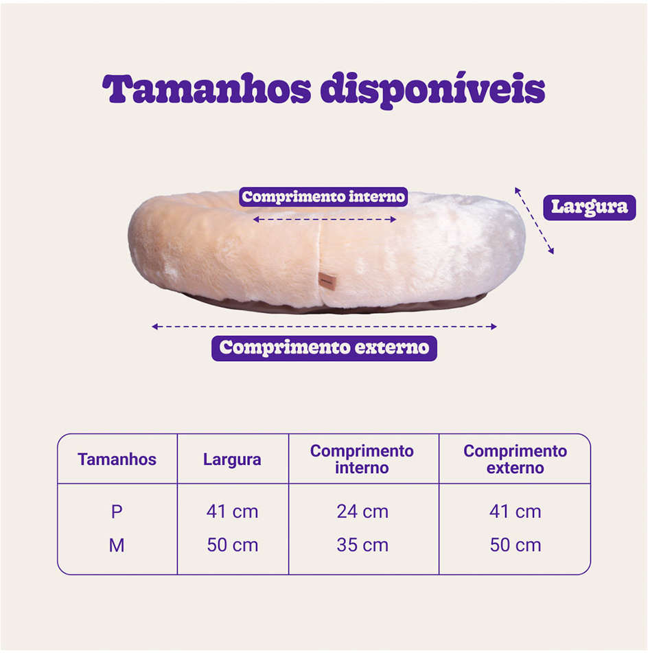 Cama Nuvem Meau Doce de Leite - Tam. M