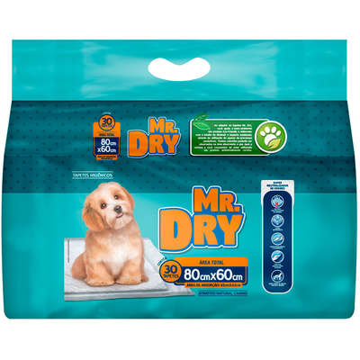 Tapete Higiênico Mr Dry 80x60 para Cães