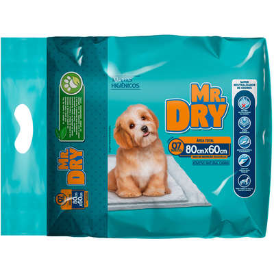 Tapete Higiênico Mr Dry 80x60 para Cães