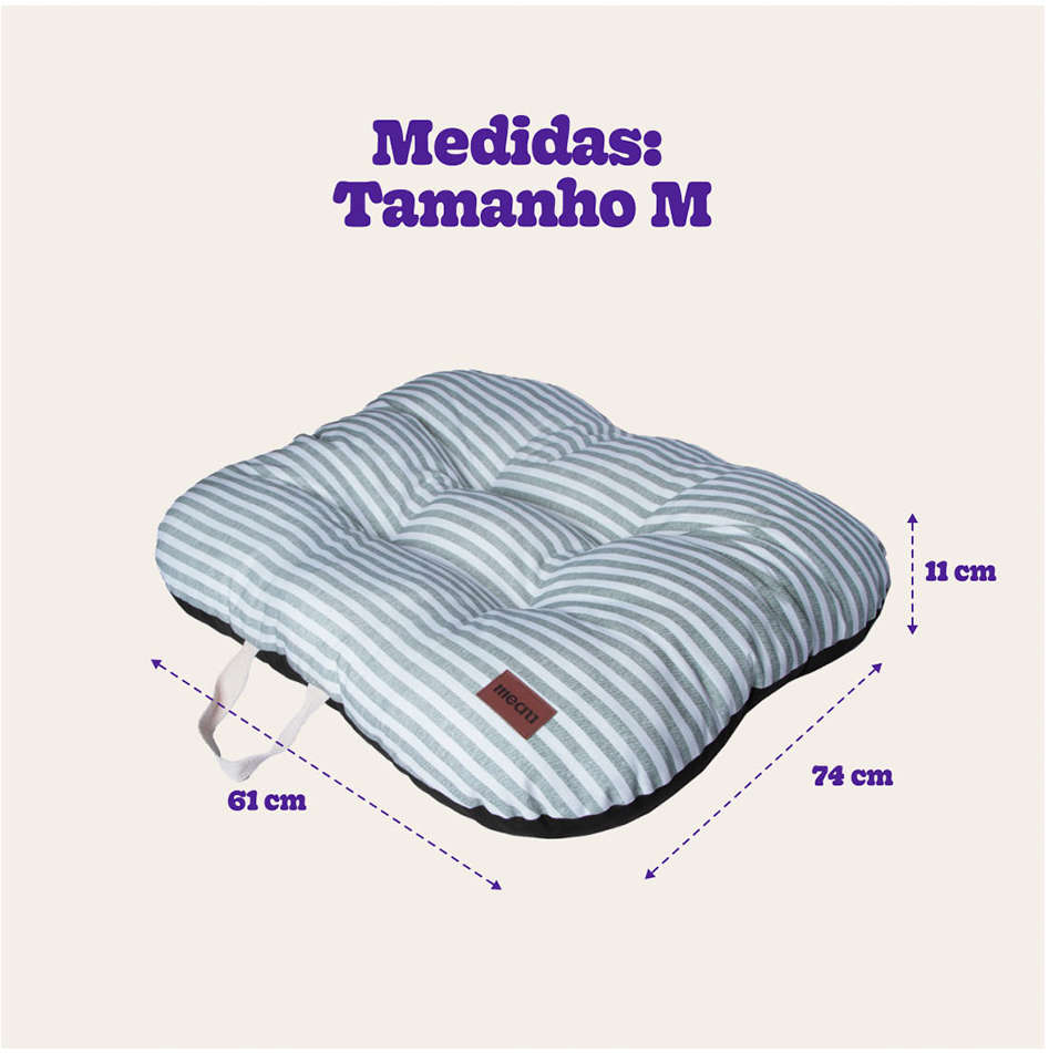 Almofada Meau Listra Verde - Tam. M