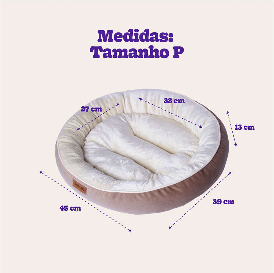 Cama Meau Viena Bege - Tam P