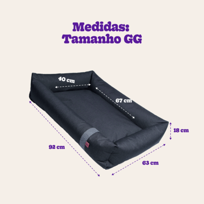 Cama Meau Lona Chumbo