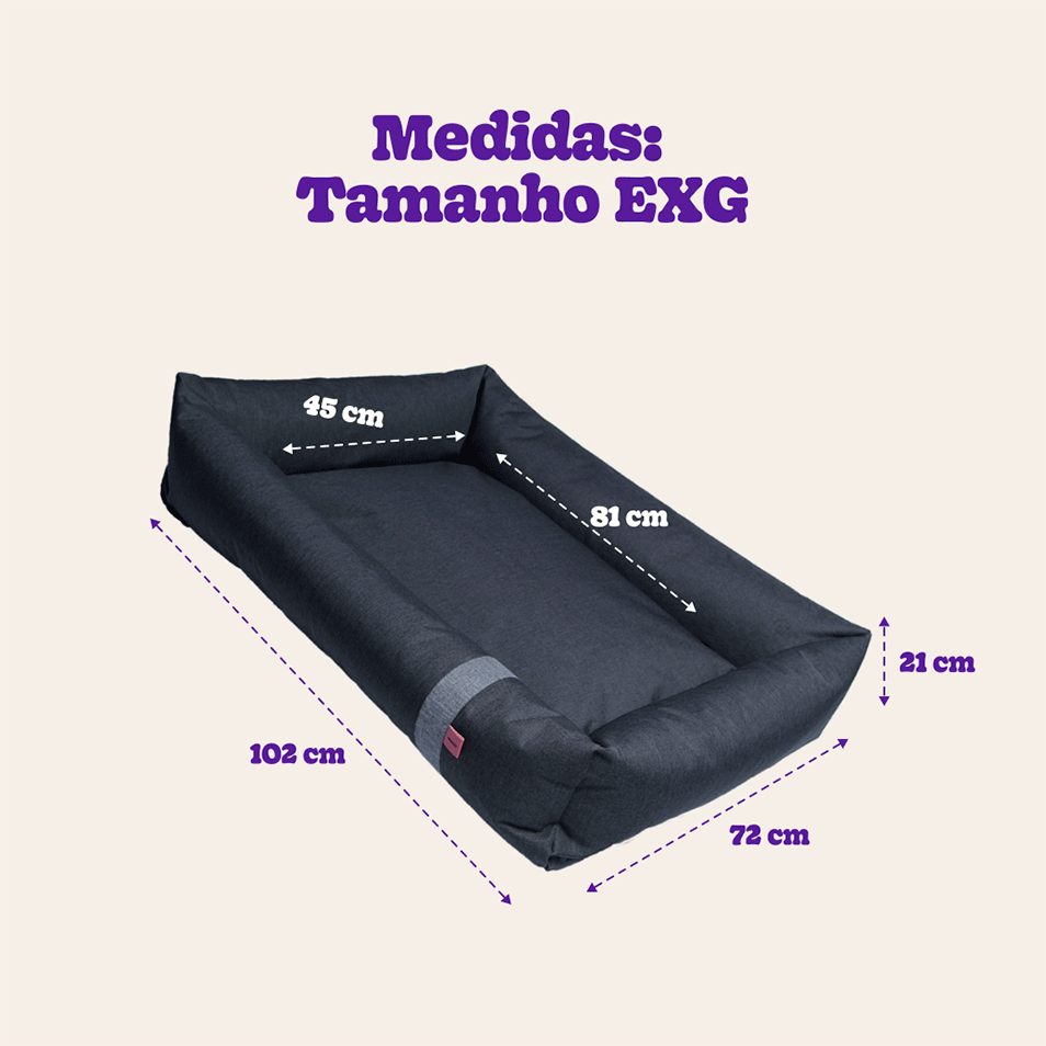 Cama Meau Lona Chumbo - Tam. EXG