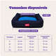 Cama Kroco Retangular Azul