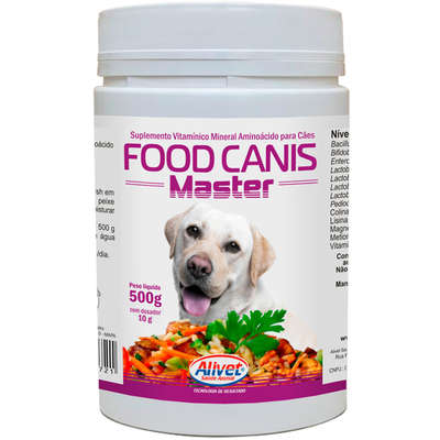 Suplemento Vitamínico Alivet Food Canis Master para Cães Adultos