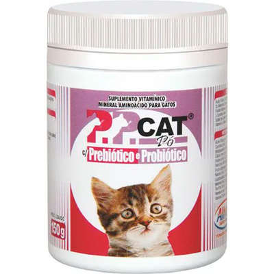 Suplemento Vitamínico Alivet P.P. Cat Prebiótico e Probiótico para Gatos