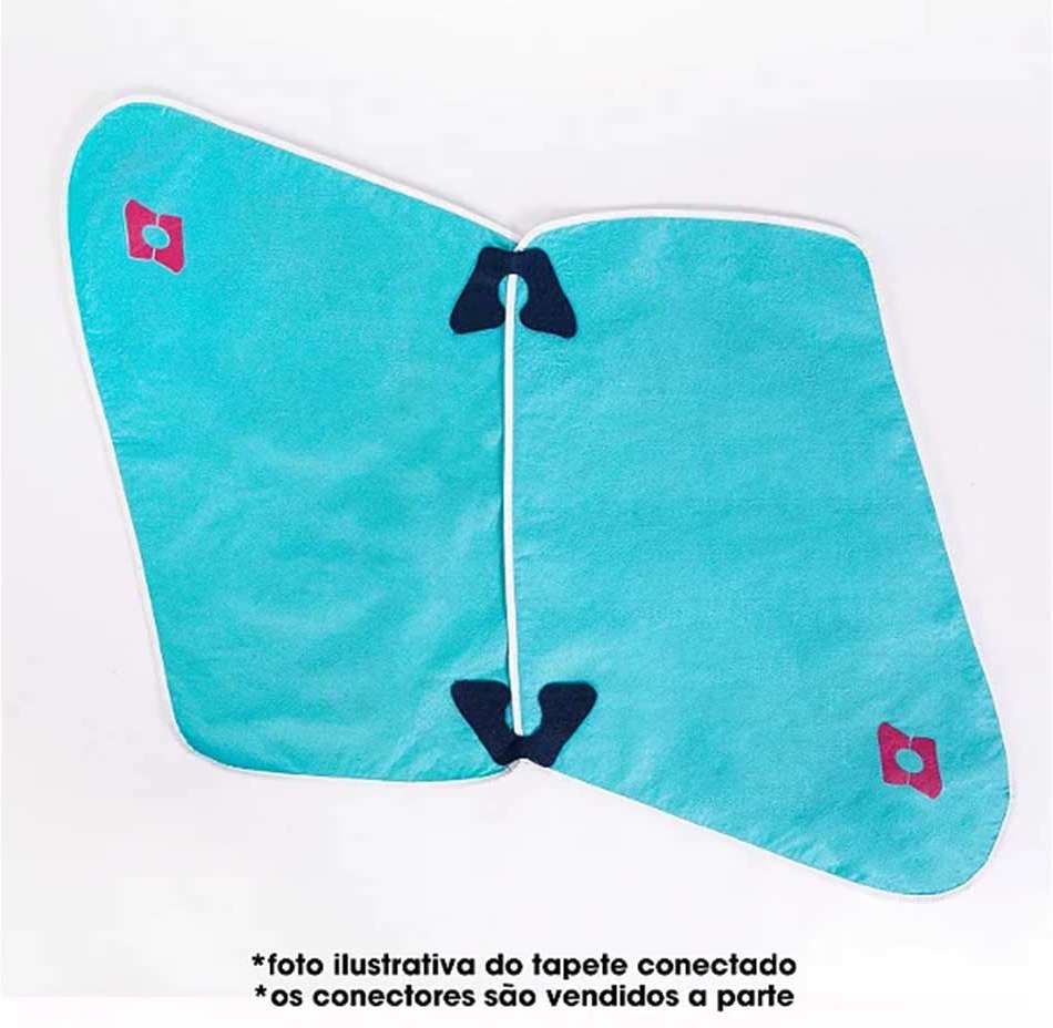 Tapete Higiênico Lavável Bartô Wosso Azul para Cães - Tam. Único