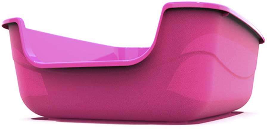 Bandeja Pet Injet Jumbox Rosa para Gatos - Tam. Único