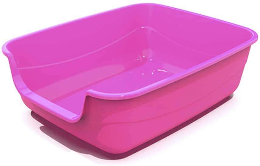Bandeja Pet Injet Jumbox Rosa para Gatos - Tam. Único