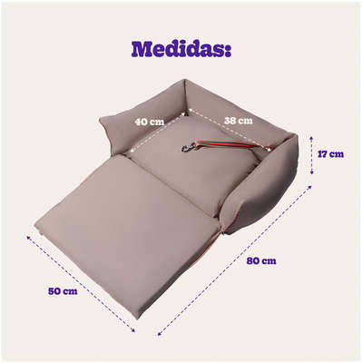 Cama Fábrica Pet Auto D Acqua Caqui