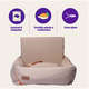 Cama Fábrica Pet Auto D Acqua Caqui