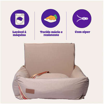 Cama Fábrica Pet Auto D Acqua Caqui