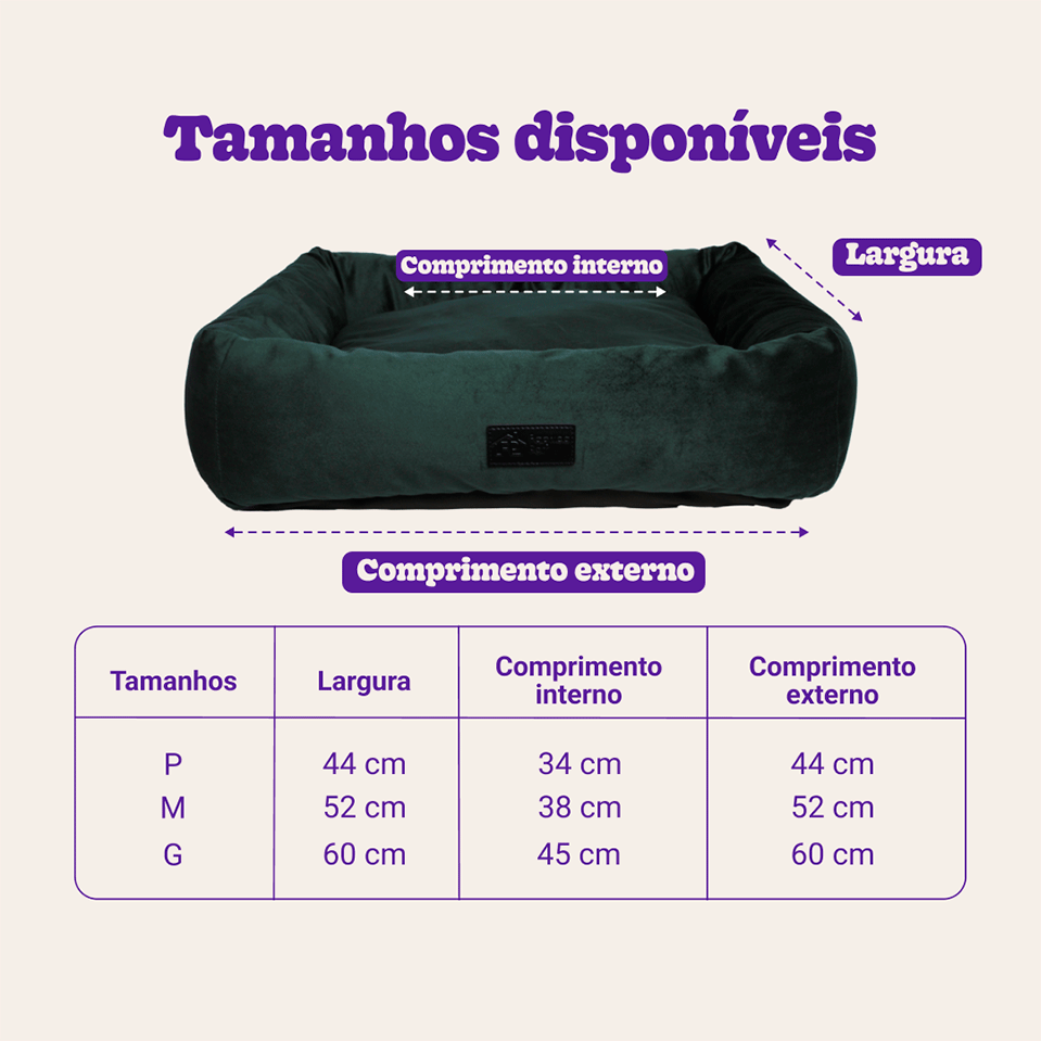 Cama Fábrica Pet Macia Persa Militar - Tam. M