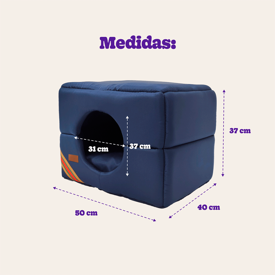 Iglu Fábrica Pet D Acqua Azul - Tam. Único