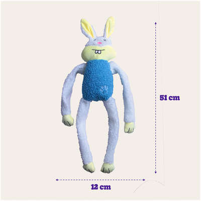 Brinquedo Chalesco Pelúcia Coelho para Cães
