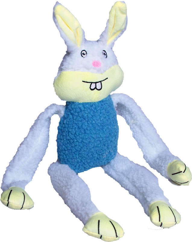 Brinquedo Chalesco Pelúcia Coelho para Cães - Tam. Único