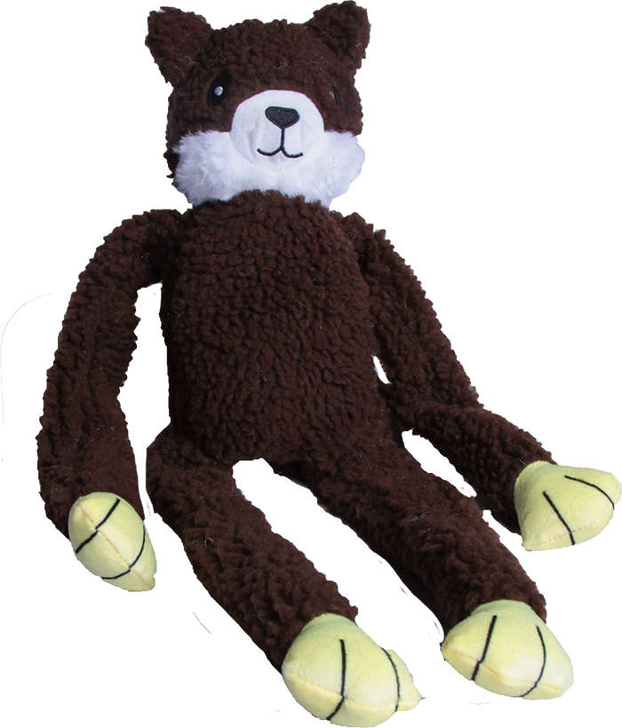 Brinquedo Chalesco Pelúcia Esquilo para Cães - Tam. Único