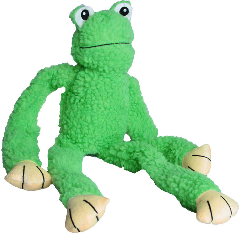 Brinquedo Chalesco Pelúcia Sapo para Cães - Tam. Único