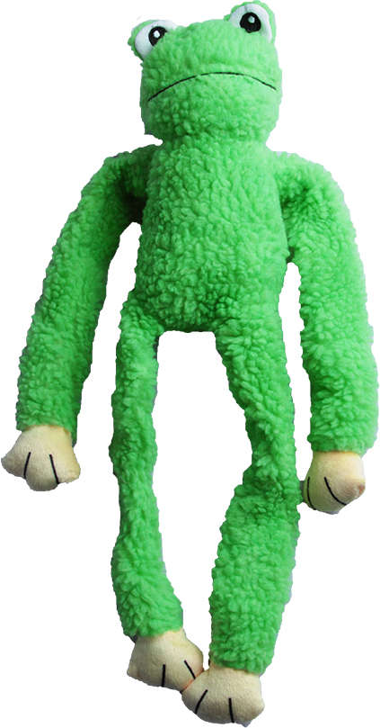 Brinquedo Chalesco Pelúcia Sapo para Cães - Tam. Único