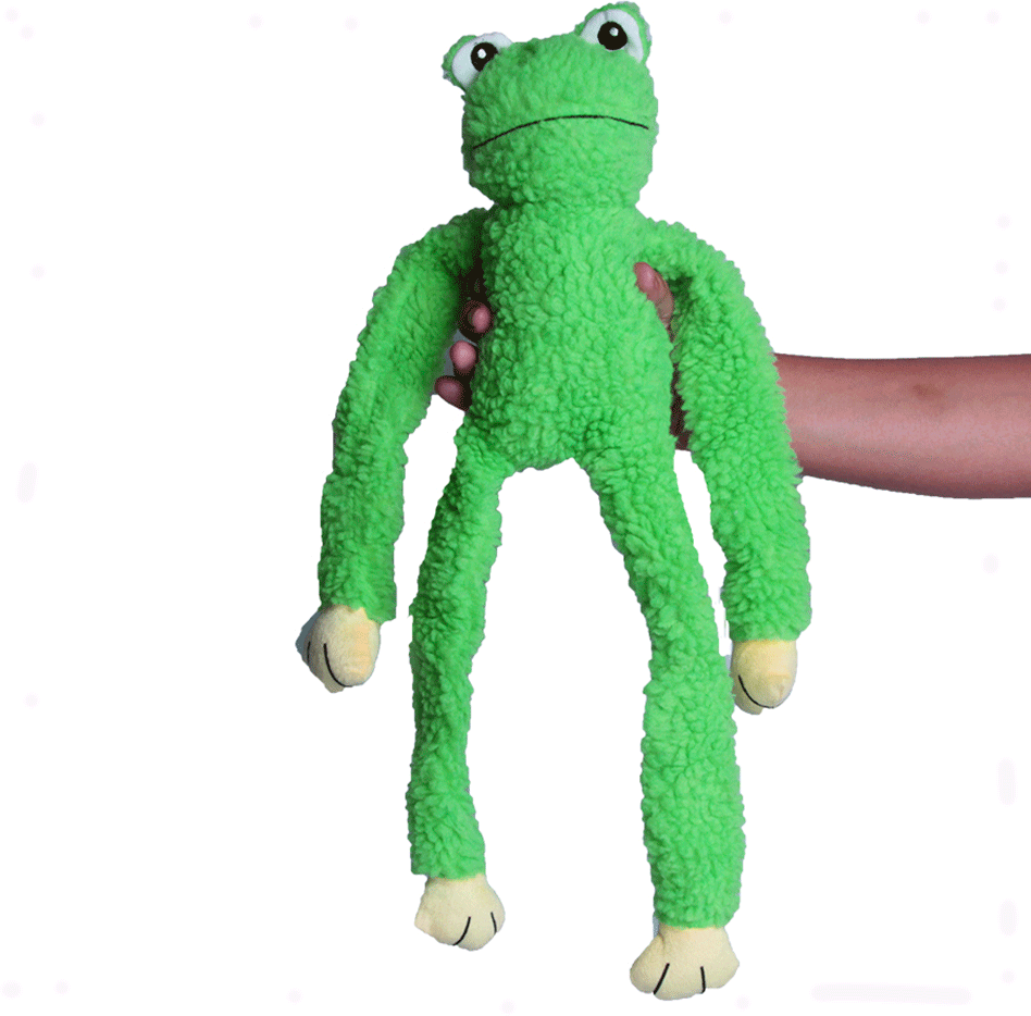 Brinquedo Chalesco Pelúcia Sapo para Cães - Tam. Único