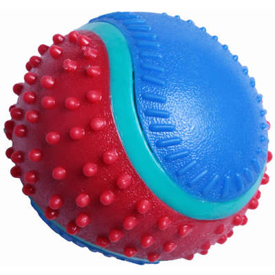 Brinquedo Kroco Bola de Tênis Spike Vermelho para Cães