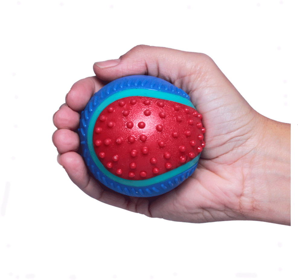Brinquedo Kroco Bola de Tênis Spike Vermelho para Cães - Tam. Único