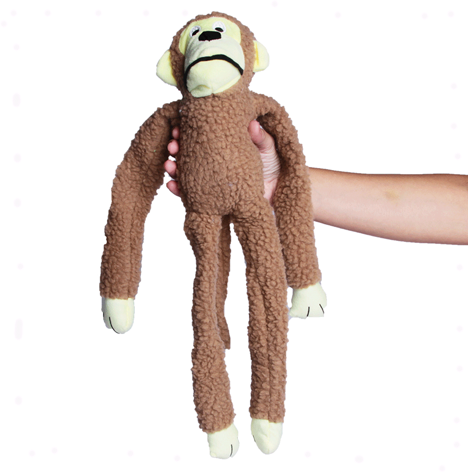 Brinquedo Chalesco Pelúcia Macaco - Tam. Único