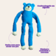 Brinquedo Chalesco Pelúcia Urso para Cães