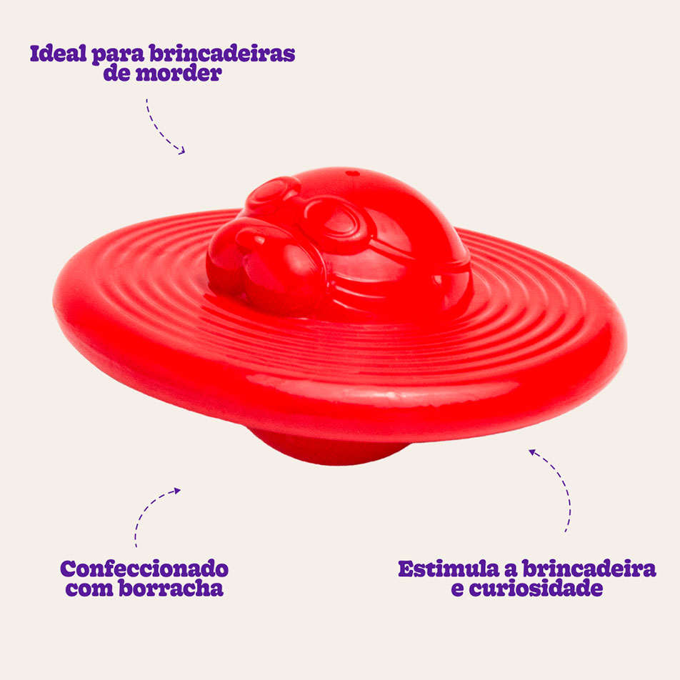 Brinquedo Interativo Germanhart Focão Porta Petisco para Cães - Tam. Único
